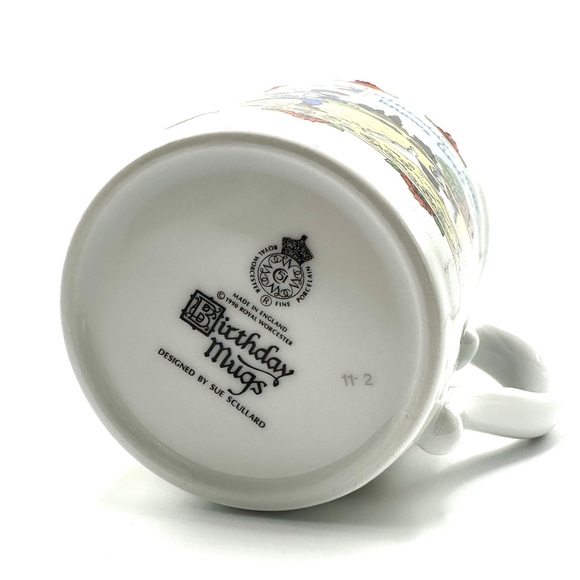 Royal Worcester Limited Edition ~Birthday Mugs by Sue Scullard~Made in England - Picture 3 of 3